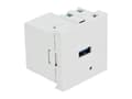 Miniatyrbild 1 av 3: Delock - Easy 45 - USB-uttag - USB - 1 grupp - 3 A - vit, RAL 9003