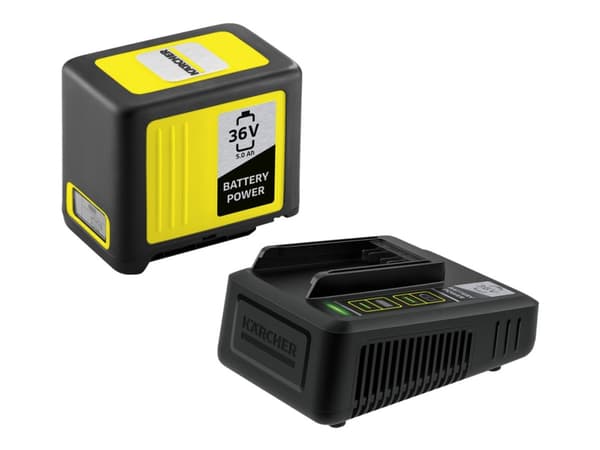Kärcher - Batteriladdare + batteri - Li-Ion - 5 Ah