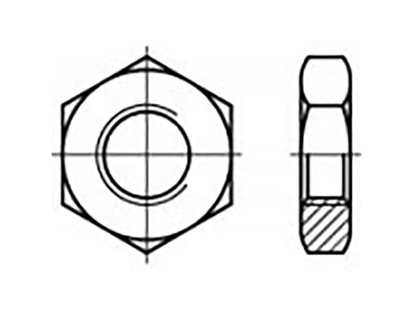 TOOLCRAFT TO-6854784 Sekskantmøtrikker M8 DIN 439 Stål 1000 stk