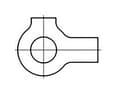 Miniatyrbilde 2 av 2: Underlægsskiver med 2 kamre 5.3 mm 10 mm Stål 1000 stk TOOLCRAFT TO-6854865