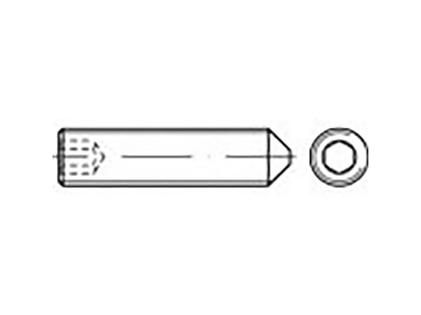 TOOLCRAFT TO-6857358 Gevindtap M20 40 mm Stål verzinkt 50 stk