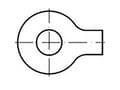Pikkukuva 2 / 2: Aluslevy kammiolla 17 mm 36 mm Teräs sinkitty 500 kpl TOOLCRAFT TO-6853542 TO-6853542