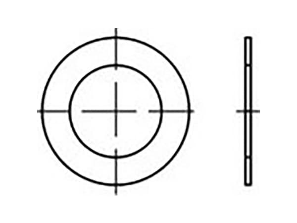 Passkiver 52 mm 65 mm Stål 100 stk TOOLCRAFT TO-6864789
