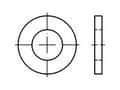 Pikkukuva 2 / 2: Aluslevy 12 mm 25 mm Teräs sinkitty 500 kpl TOOLCRAFT TO-6865749 TO-6865749