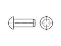 Miniatyrbilde 2 av 2: TOOLCRAFT TO-6865935 Halvrundt rillet søm Messing 200 stk