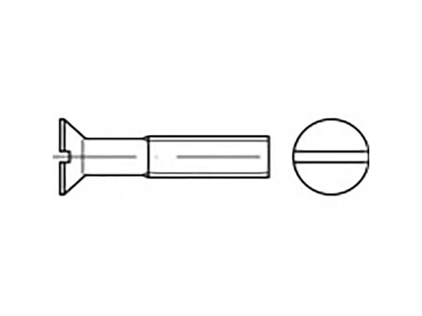 TOOLCRAFT TO-6867864 Senkkiruuvit M2.5 8 mm Senkkiruuvit ISO 2009 Ruostumaton teräs V4A A4 200 kpl V4A A4 200 kpl