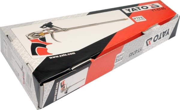 Yato YT-6745, Gjuten aluminium, mässing, Rostfritt stål, 1 styck, Nickel, PTFE, Svart, Orange, Vit, Låda
