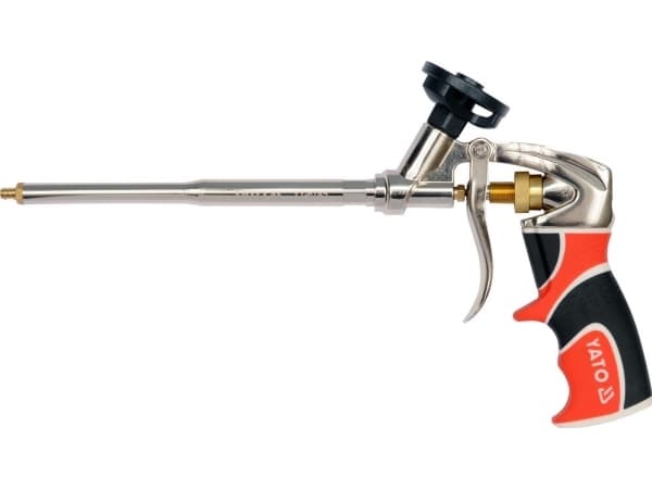Yato YT-6745, Gjuten aluminium, mässing, Rostfritt stål, 1 styck, Nickel, PTFE, Svart, Orange, Vit, Låda