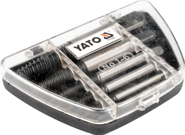 Yato YT-0590, Skruvutdragarset, - Ø3-6mm x 52mm - Ø6-8mm x 58mm - Ø8-11mm x 66mm - Ø11-14mm x 75mm - Ø14-18mm x 80mm -..., Låda, 6 styck