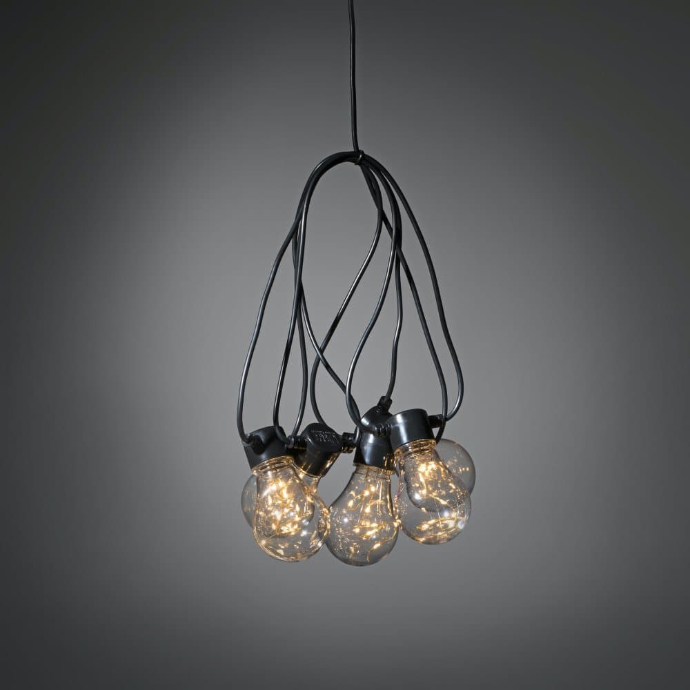 Ljuslinga Konstsmide E27 10L Micro-LED Amber