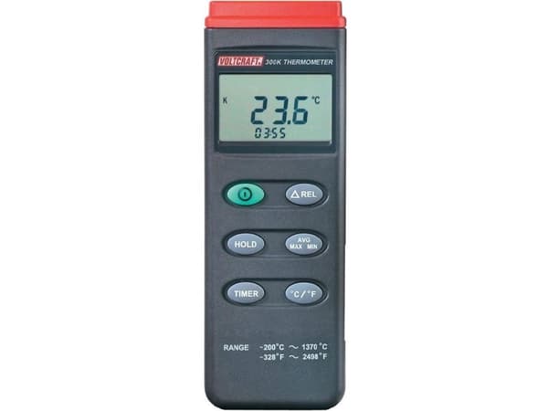VOLTCRAFT K204 Temperatur-måleudstyr -200 - +1370 °C Sensortype K Datalogger-funktion