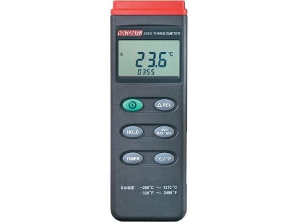 VOLTCRAFT K204 Temperatur-måleudstyr -200 - +1370 °C Sensortype K Datalogger-funktion