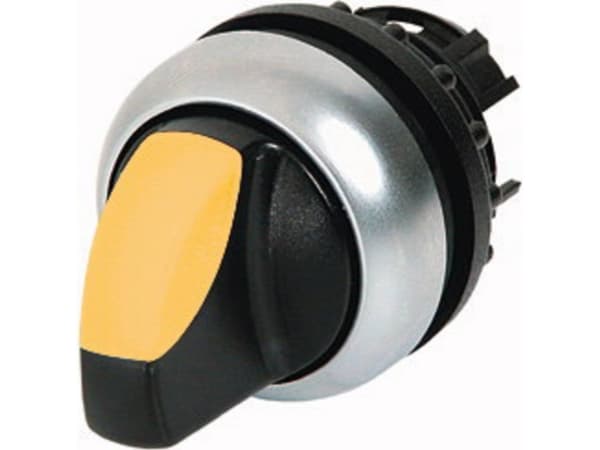 Eaton M22-WRLK3-Y, Vipukytkin, Muovi, Musta, Hopea, Keltainen, IP66, 29,7 mm, 45,9 mm