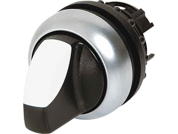 Eaton M22-WRK4, Vippströmställare, Plast, Svart, Metallisk, Vit, IP66, 29,7 mm, 45,9 mm