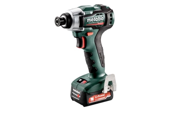 Metabo POWERMAXX SSD 12 BL, Slagtrekker, Pistolhåndtak, Sort, Grønn, Rød, Sølv, Belteklemme, 2500 RPM, 140 Nm