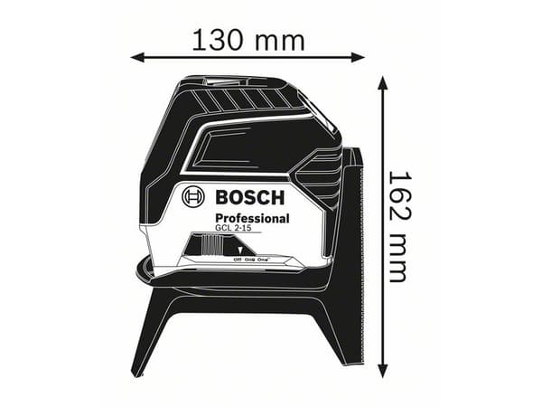 Bosch GCL 2-15 Professional - Tverrlinje-lasernivå