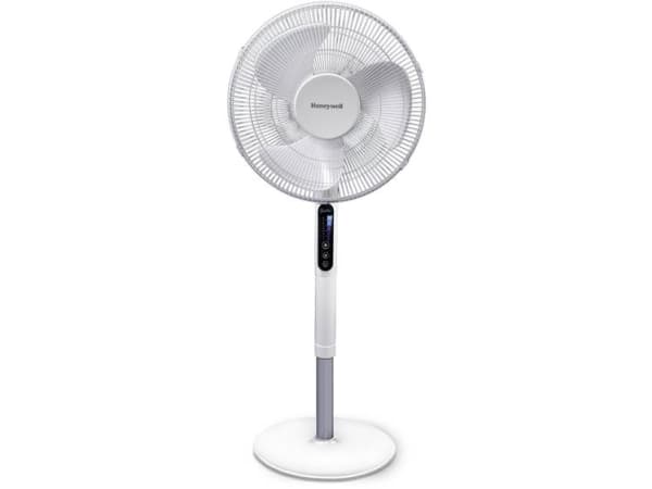 Honeywell HSF600WE4, Kotitaloustuuletin lavoilla, Valkoinen, Lattia, Muovi, 48 dB, 1,8 m