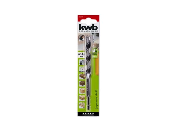 kwb 042824, Drill, Transportskrue/mateskrue, 2,4 cm, 165 mm, Løvtre, Mykt tre, 9,5 cm