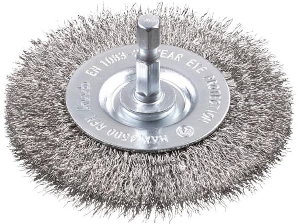 kwb 609830, Stålborsthjul, 6 mm, 7,5 cm, 0,3 mm, Metall, Rostfritt stål, Sten, Trä
