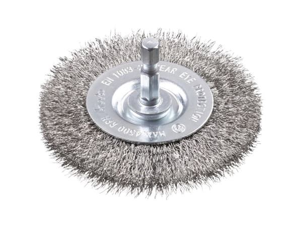 kwb 609830, Stålborsthjul, 6 mm, 7,5 cm, 0,3 mm, Metall, Rostfritt stål, Sten, Trä