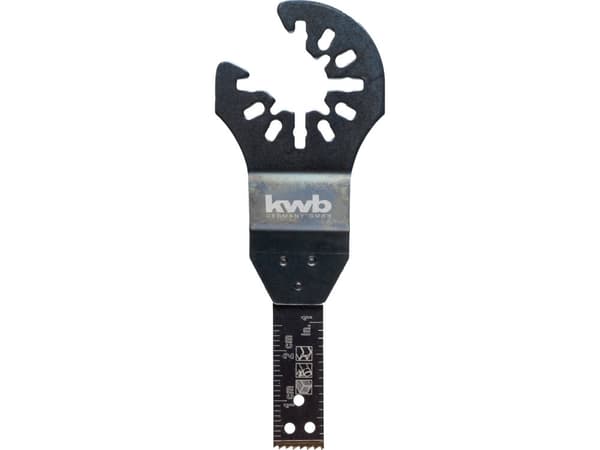 kwb 709250, Sabelsagblad, Aluminium, Kopper, Fiberglass, Metall, Rør, Plast, Tre, Tre med spiker, Sort, 2 mm, 2,8 cm, 1 stykker