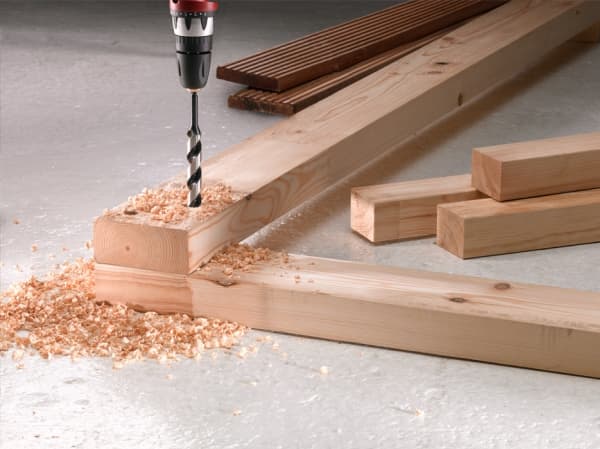 kwb 042930, Drill, Transportskrue/mateskrue, Høyrehåndsrotasjon, 3 cm, 235 mm, Kryssfiner, Mykt tre, Tre, Løvtre