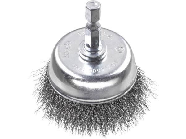 kwb 606210, Koppstålborste, 6 mm, 5 cm, 0,2 mm, Metall, Sten, Metall
