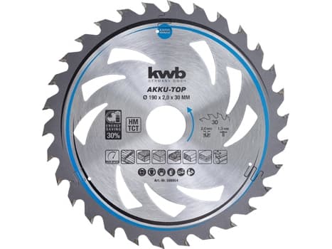 kwb 586954, Spånskiva, Glasfiberförstärkt plast, Trä, 19 cm, 3 cm, Tungsten Carbide Tipped (TCT), 1,3 mm, 2 mm