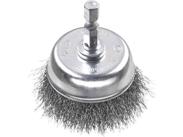 kwb 606310, Koppstålborste, 6 mm, 7,5 cm, 0,2 mm, Metall, Sten, Metall