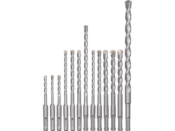 kwb 240280, Borrhammare, Murborr, bits, Lättbetong, Betong, Kalksten, Sten, SDS Plus, 12 styck