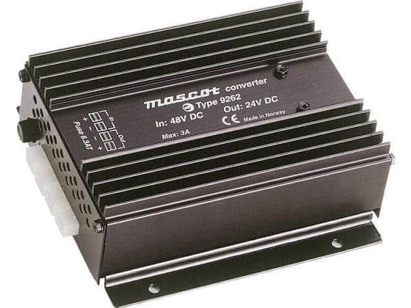 Mascot 9262 DC/DC-sähkönsiirtomuunnin 48 V/DC - 12 V/DC/6 A 81 W
