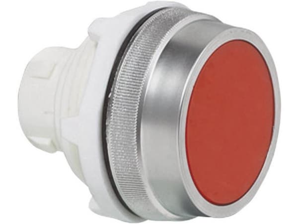 BACO T16AA03 Trykknap Frontring muovi, Forkromet Sort 1 stk