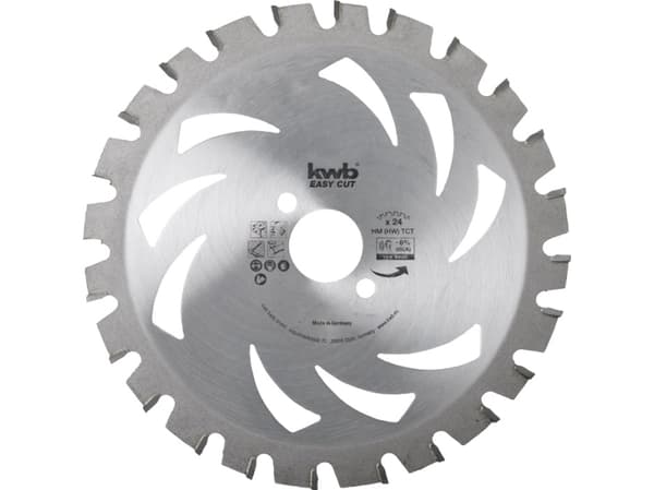 kwb 583338, Gjuten aluminium, Spånskiva, Hårt träslag, Icke-järnmetaller, Plast, Metallplåt, 15 cm, 1,6 cm, 1,2 mm, 1,8 mm, 1 styck