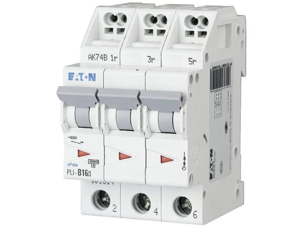 Eaton PLI-B16/3, Pienoiskatkaisija, Tyyppi B
