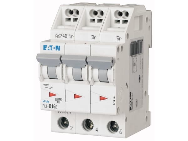Eaton PLI-B16/3, Pienoiskatkaisija, Tyyppi B
