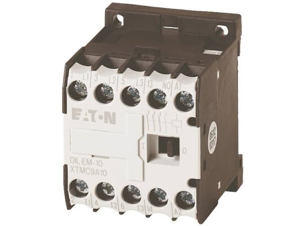 Eaton DILEM-10(230V50/60HZ), Contactor, Svart, Hvit, IP20, 45 mm, 52 mm, 58 mm