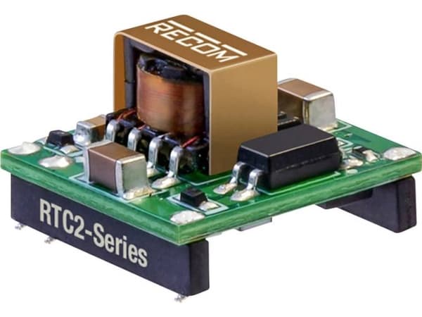 RECOM RTC2-0505SRW DC/DC binär omvandlare 400 mA 2 W Antal utgångar: 1 x