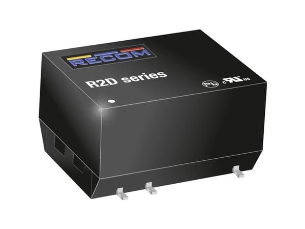 RECOM R2D-0524 DC/DC-omvandlare, SMD 42 mA 2 W Antal utgångar: 2 x