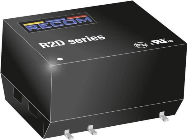 RECOM R2D-0524 DC/DC-omvandlare, SMD 42 mA 2 W Antal utgångar: 2 x