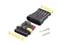 Miniatyrbild 2 av 2: TE Connectivity Superseal-sats AMP-Superseal 1,5 mm Serie Totalt antal poler 5 Rutstorlek: 6 mm 30S006 1 sats