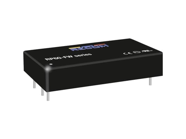 RECOM RPA60-2415SFW/P DC/DC Binary Converter 4000 mA 60 W Lähtöjen määrä: 1 x