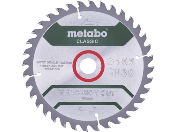 Metabo 628027000, Tre, 16,5 cm, 2 cm, Høy-Hastighets Stål (HHS), 1,8 mm, Metabo