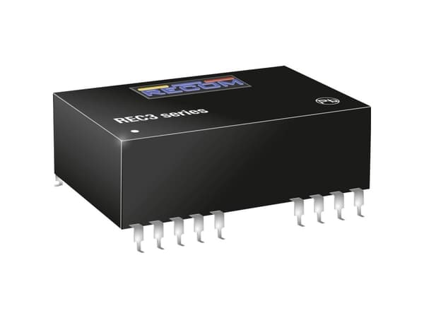 RECOM REC3-2405SRW/H4/A DC/DC-muunnin, tulostus 600 mA 3 W Lähtöjen määrä: 1 x