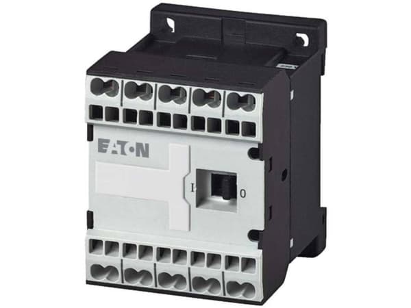 Eaton DILEM-01-G-C(24VDC), Contactor, Svart, Vit, IP20, 45 mm, 54 mm, 58 mm