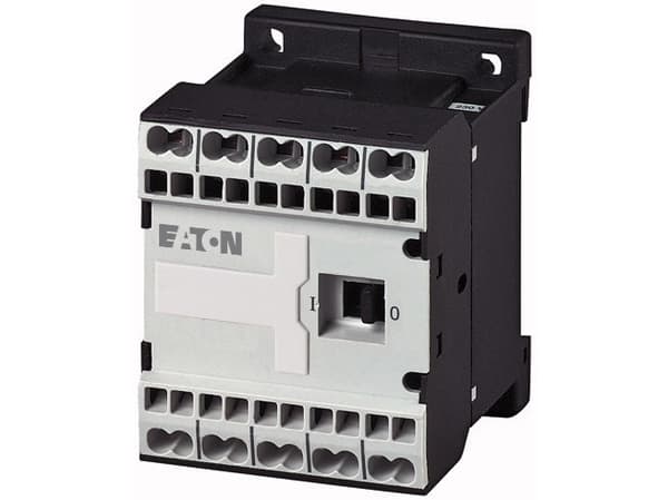 Eaton DILEM-01-G-C(24VDC), Contactor, Svart, Vit, IP20, 45 mm, 54 mm, 58 mm