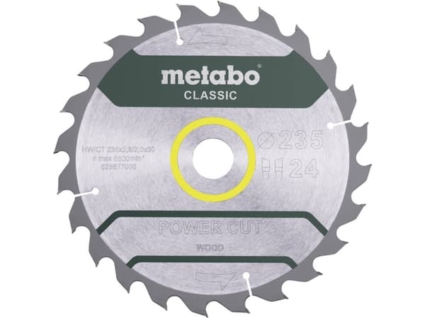 Metabo 628677000, Puu, 23,5 cm, 3 cm, 2,8 mm, Metabo, KS 85 FS