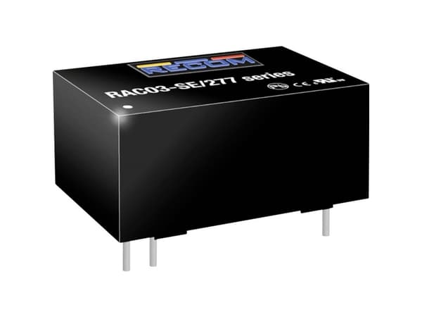 RECOM RAC03-12SE/277 AC/DC-printstrømforsyning 12 V 3 W