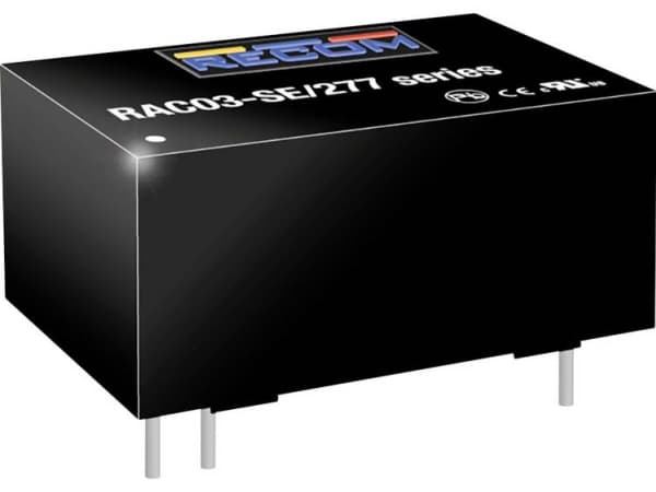 RECOM RAC03-12SE/277 AC/DC-printstrømforsyning 12 V 3 W