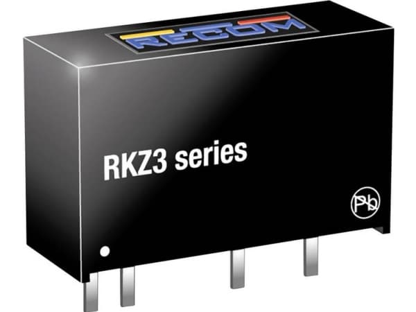RECOM RKZ3-2412S DC/DC-muunnin, tulostus 250 mA 3 W Lähtöjen määrä: 1 x