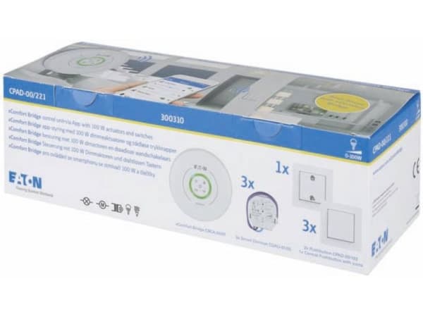 CPAD-00/221 Eaton xComfort Kombisæt Klar hvid